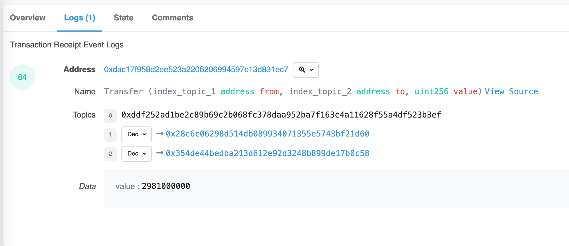 etherscan logs diagram